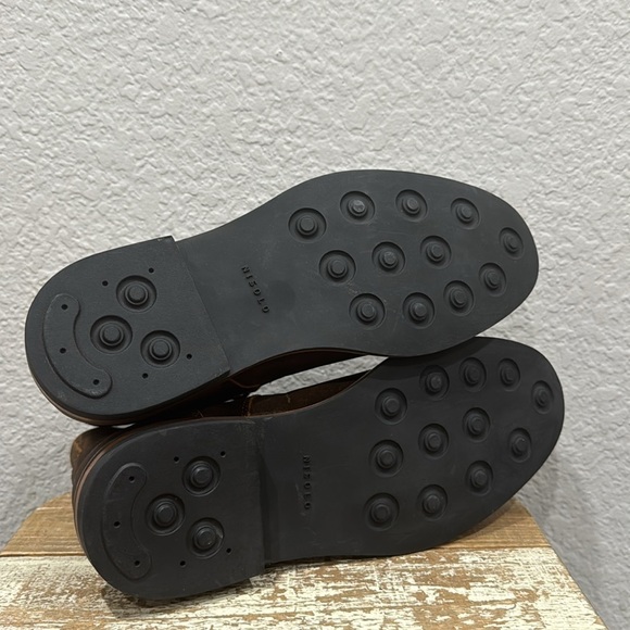 Nisolo All Weather Andres Men’s Waxed Brown Leather Boots Size 8.5 - Picture 6 of 8